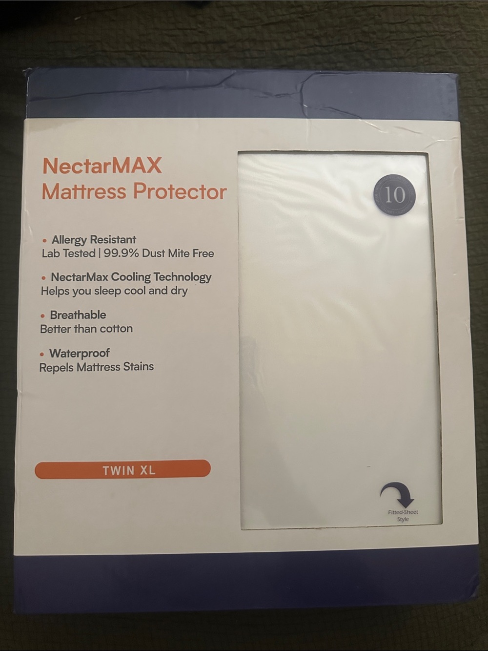 Twin XL Waterproof Mattress Protector - White